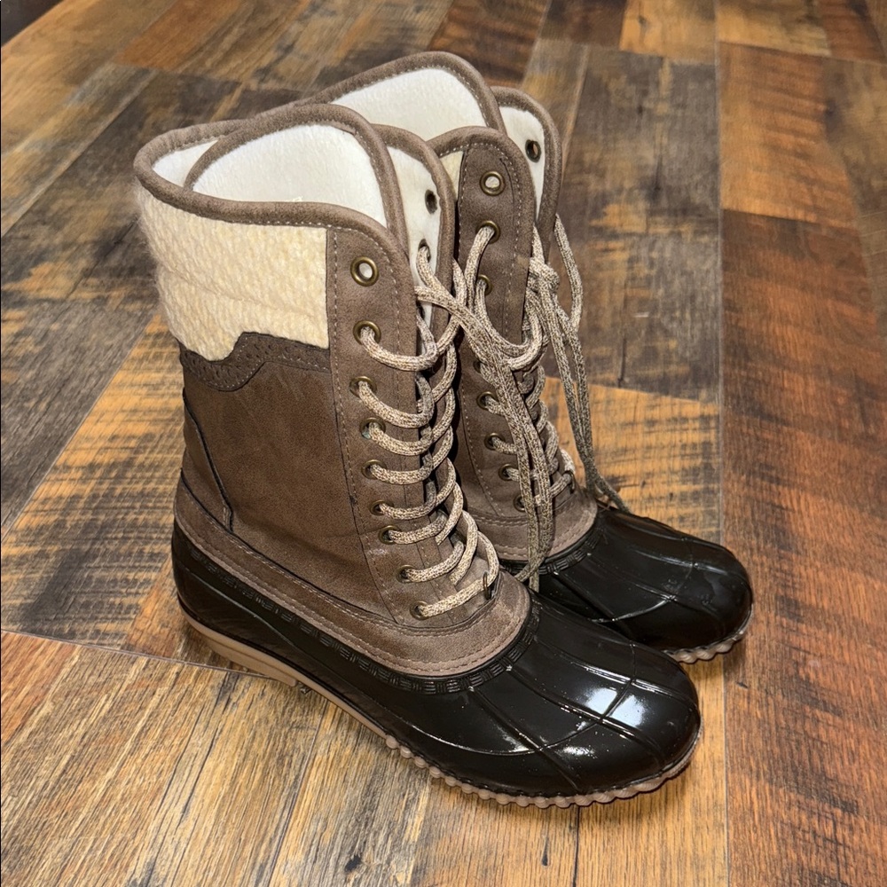 Magellan Outdoors Brown and Black Winter Boots